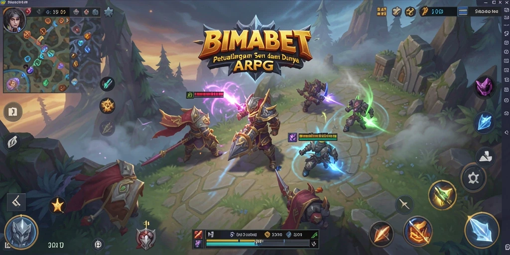Screenshot menampilkan aksi pertarungan seru dalam game ARPG.