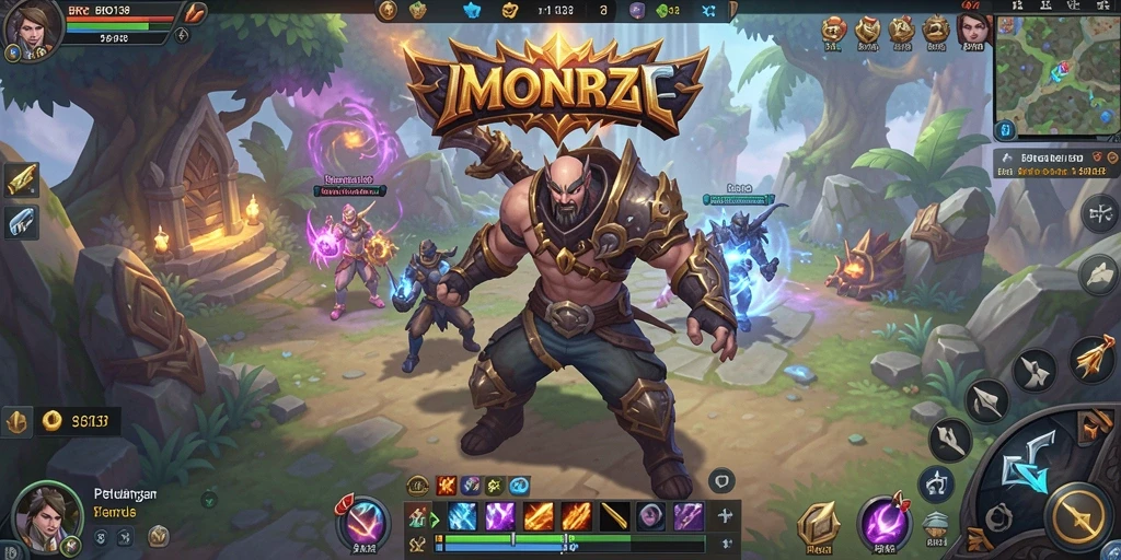 Gameplay BRO138 menunjukkan pertarungan epik antar karakter di dunia MMORPG.