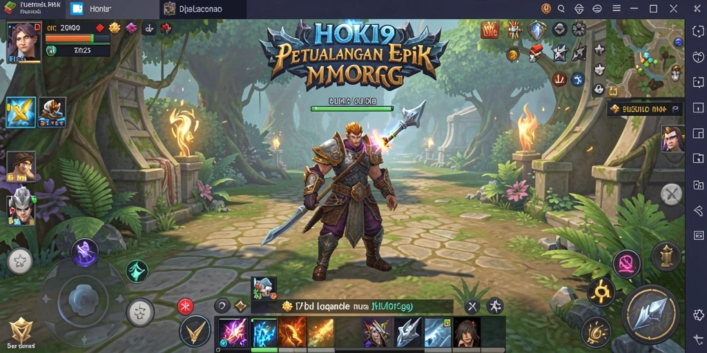 Tampilan menarik dari permainan HOKI9 dalam dunia MMORPG.