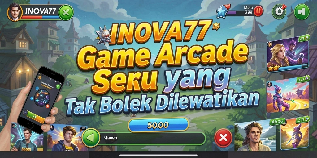 Screenshot gameplay INOVA77 menunjukkan tantangan seru dan grafis yang menarik.
