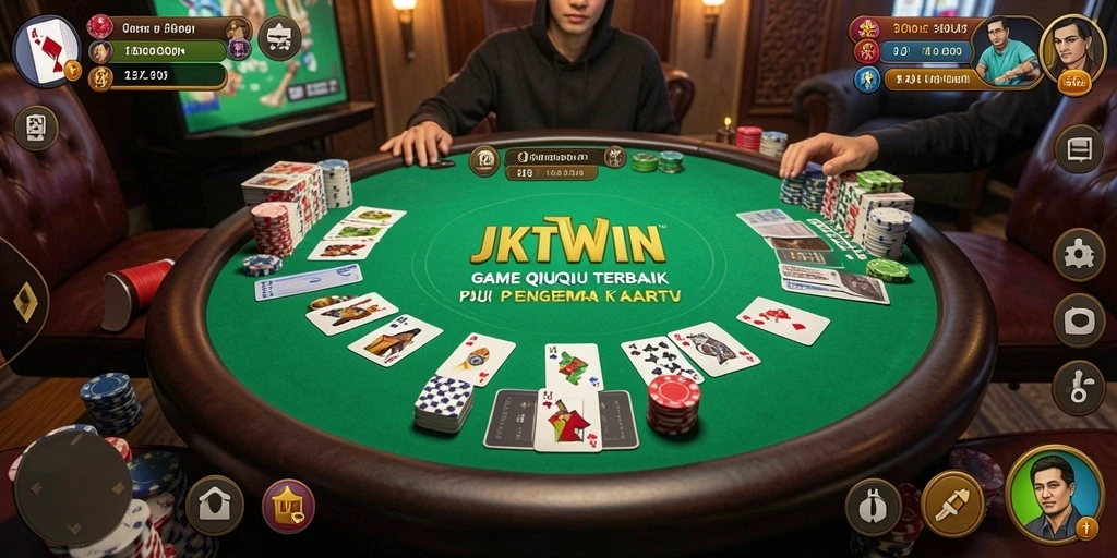 Tampilan permainan QiuQiu yang menarik dan interaktif.