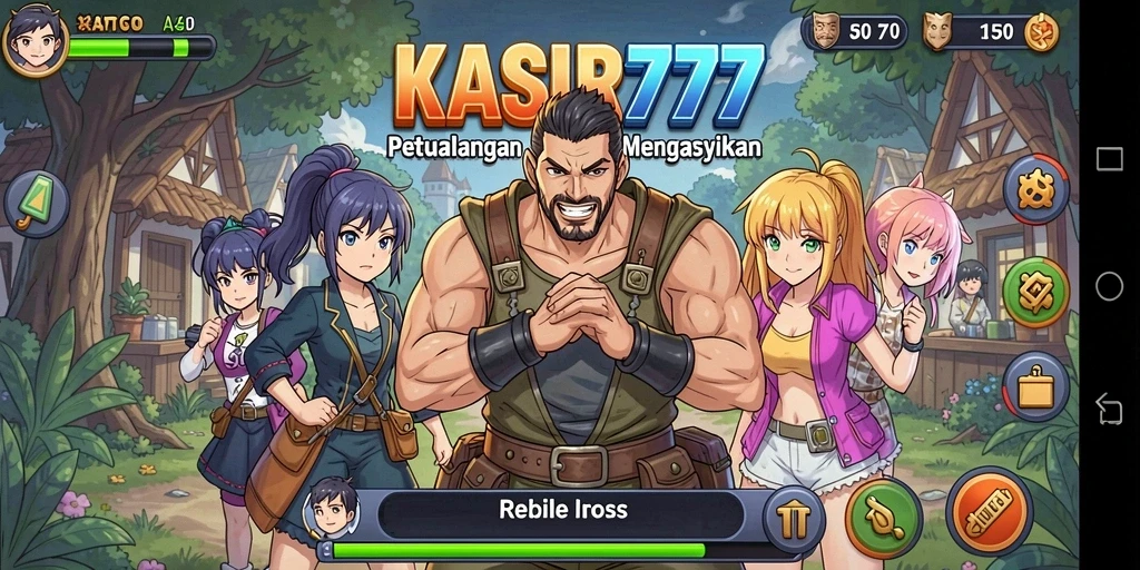 Screenshot KASIR777 menampilkan aksi seru di dunia Anime.