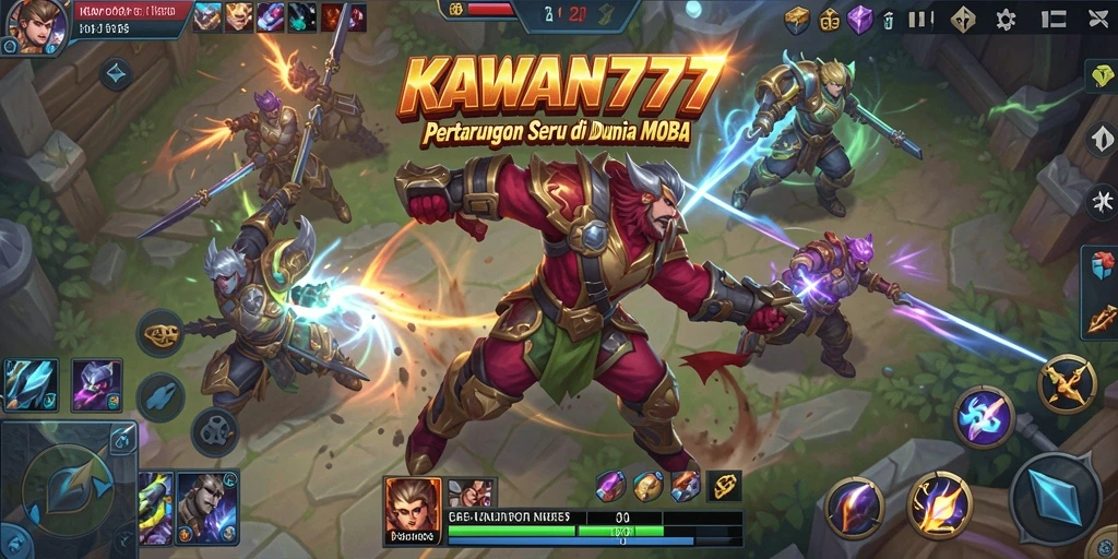 Gameplay KAWAN777 yang penuh aksi dan strategi.