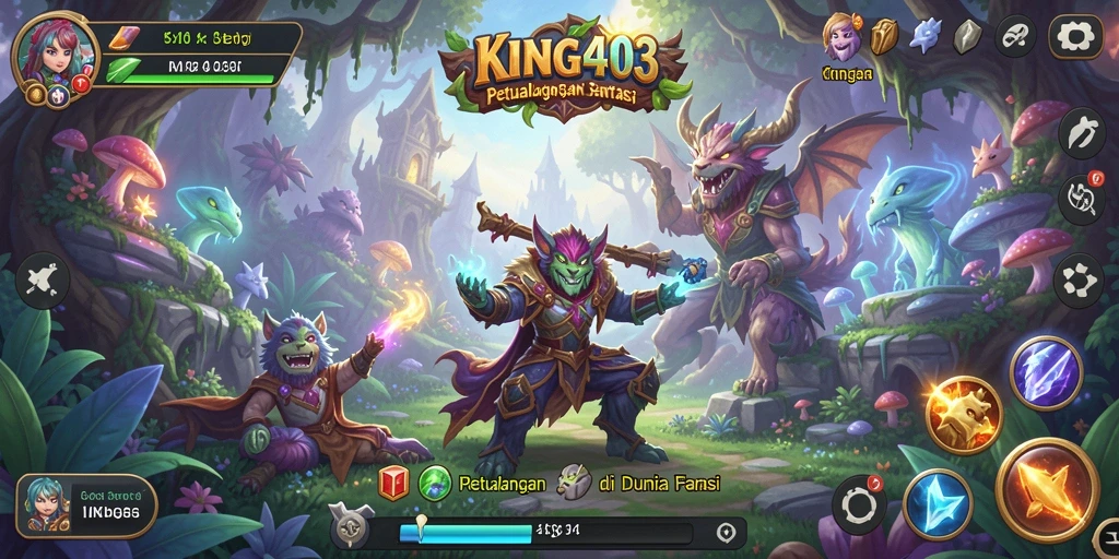 Tampilan gameplay KING403 yang menantang dan menarik.