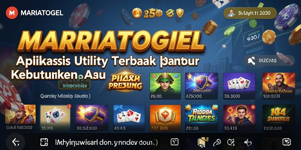 Tampilan antarmuka MARIATOGEL yang intuitif dan user-friendly.