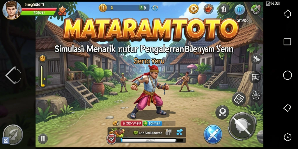 Screenshot gameplay MATARAMTOTO yang menampilkan simulasi kehidupan yang menarik.