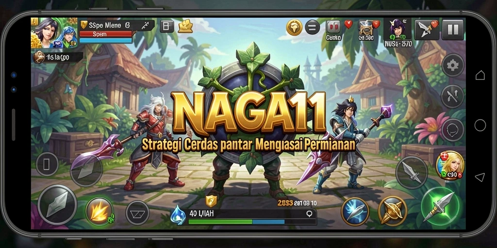 Tampilan gameplay NAGA11 yang penuh aksi dan strategi.