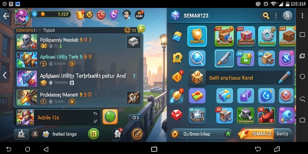 Tampilan antarmuka SEMAR123 yang intuitif dan menarik.