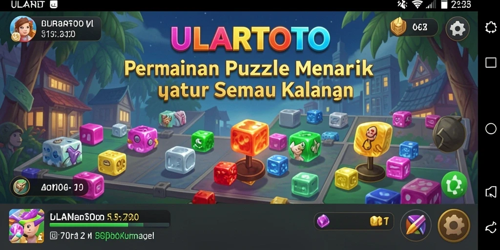 Tampilan gameplay ULARTOTO yang menantang dan menarik.