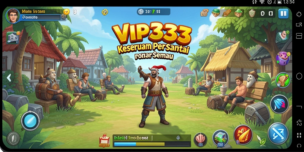 Tampilan gameplay VIP333 yang menarik dan penuh warna.