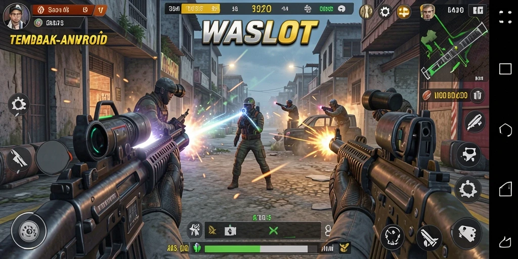Tampilan gameplay WASLOT yang seru dan mendebarkan di tengah pertempuran.